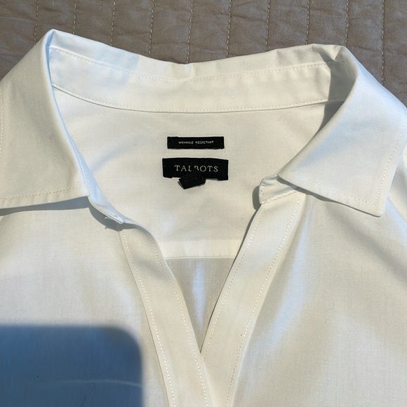 Short sleeve white blouse - Picture 4 of 6